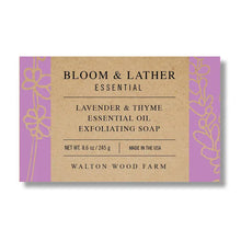 Load image into Gallery viewer, Bloom &amp; Lather Essential Oil Exfoliating Soap
