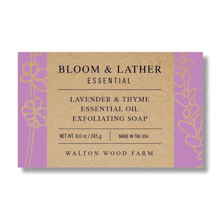 Bloom & Lather Essential Oil Exfoliating Soap