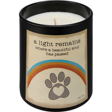 Load image into Gallery viewer, &quot;A Light Remains...&quot; Candle
