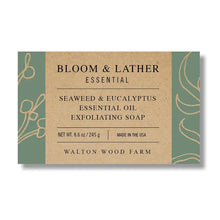 Load image into Gallery viewer, Bloom &amp; Lather Essential Oil Exfoliating Soap
