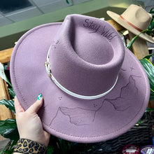 Load image into Gallery viewer, Hand-Burned Design Cowboy Hats
