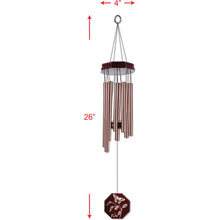Load image into Gallery viewer, Bronze Vista Wind Chime 26&quot;

